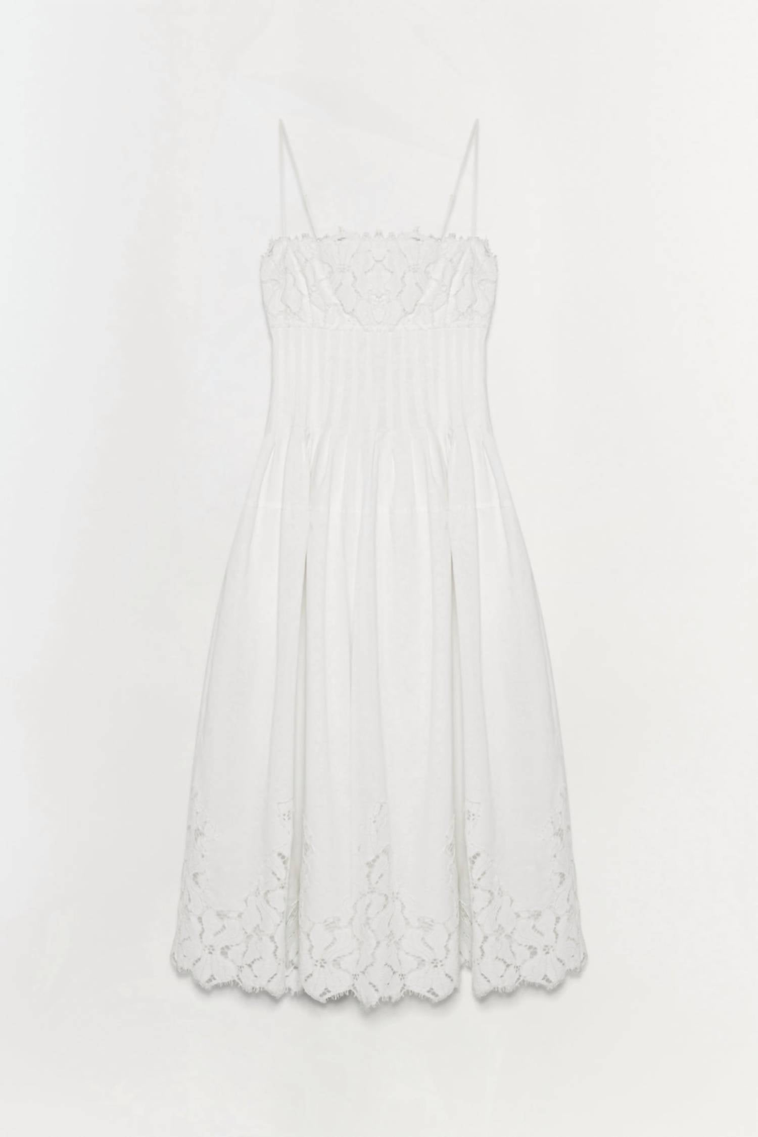 Jonathan Simkhai - Lilianna Cotton Lace Midi Dress