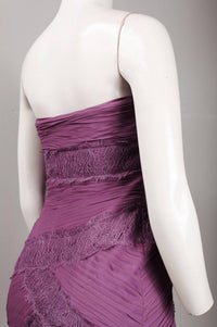 Monique Lhuillier - Women's Strapless Asymmetrical Dress
