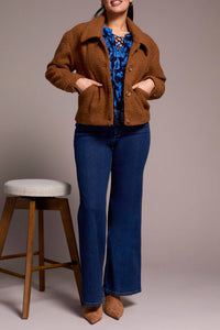 Tribal - Soft Boucle Button-front Jacket