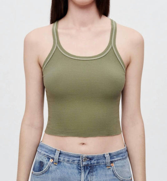 Re/Done - Cropped Rib Tank Top