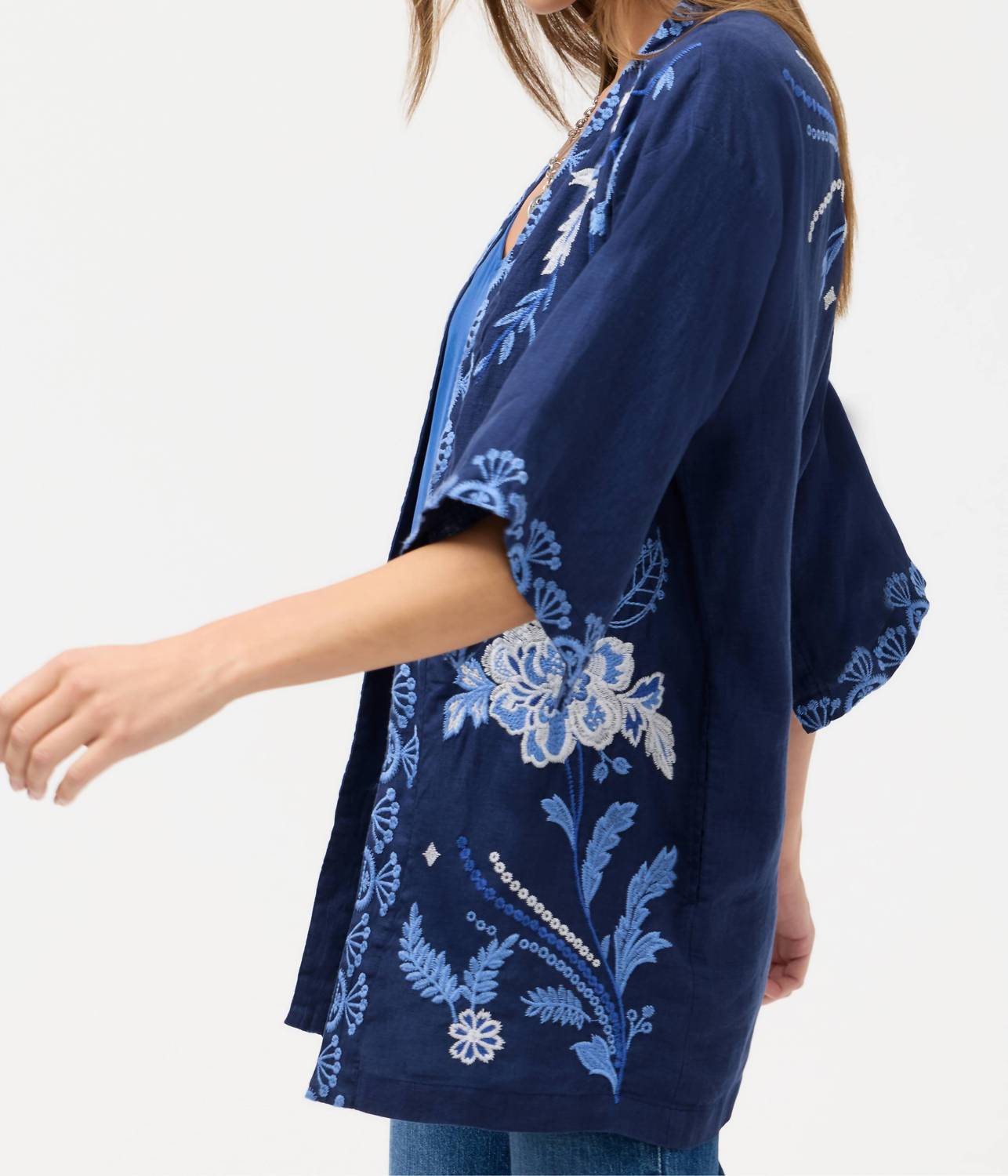 Johnny Was - LARA LINEN KIMONO