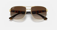 Ray Ban - Square Non Polarized Sunglasses Rb3533 - 001 - 13