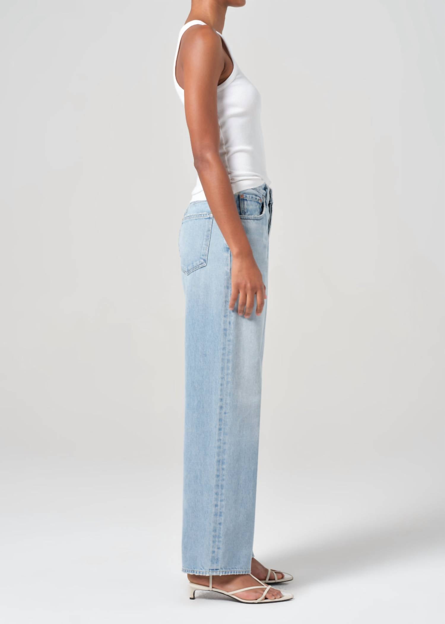 AGOLDE Henson Mid Rise Jeans in replica - women's jeans - alternate view