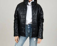 Rd Style - Sleek Faux Leather Jacket