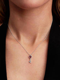 Pandora - Elevated Heart Key Collier Necklace