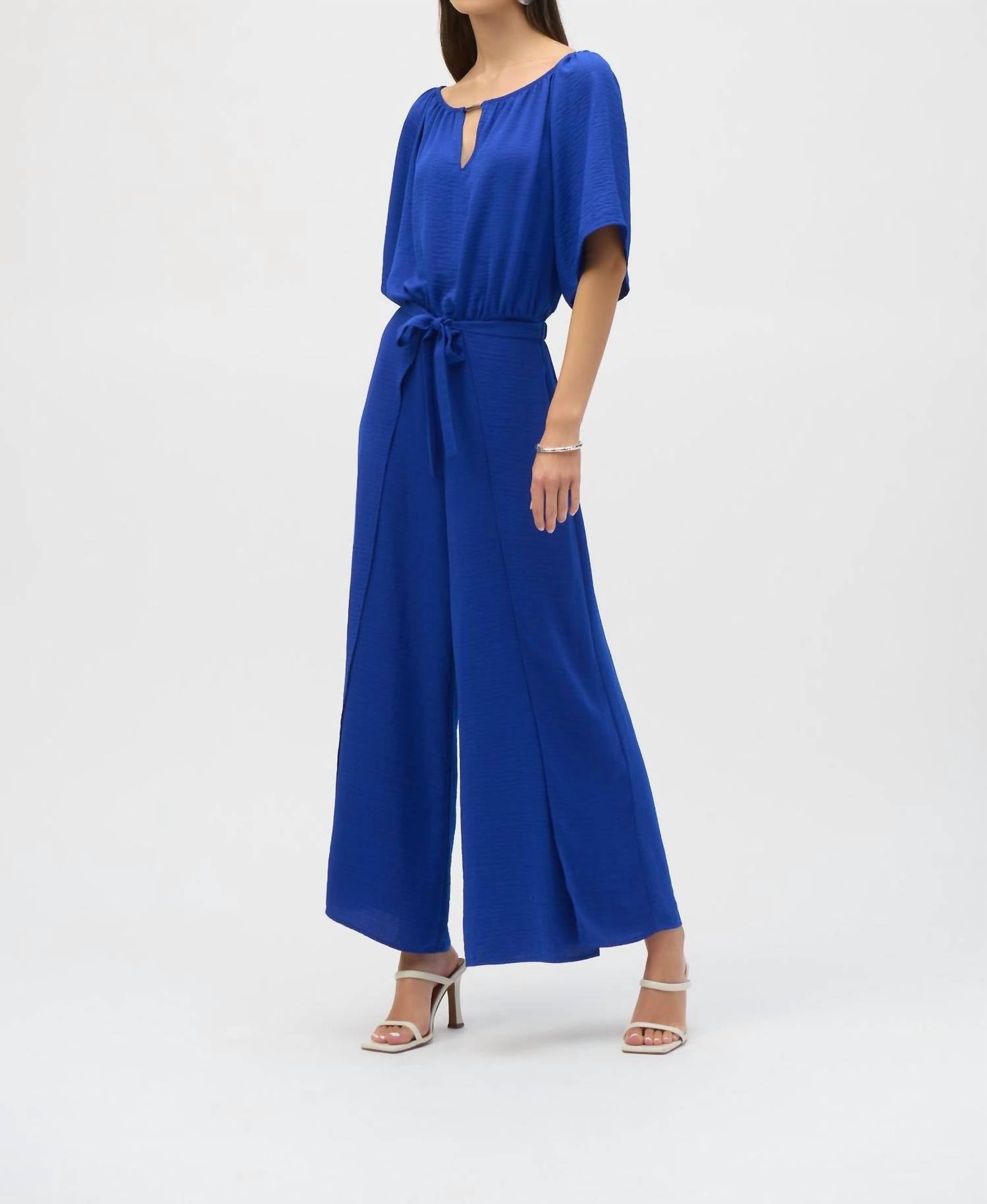 Joseph Ribkoff - Off-shoulder Culotte Jumpsuit