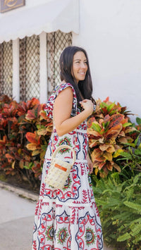 Squeeze De Citron - Women's Palm Shell Bucket Tote Bag