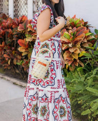 Squeeze De Citron - Women's Palm Shell Bucket Tote Bag