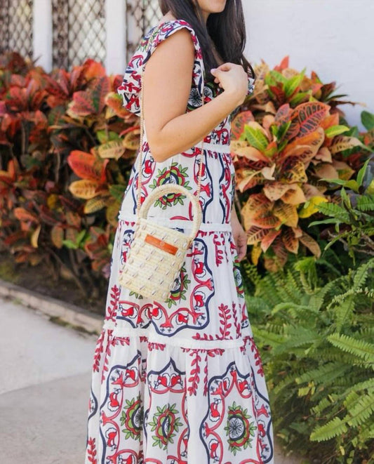 Squeeze De Citron - Women's Palm Shell Bucket Tote Bag