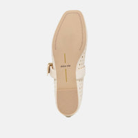 Dolce Vita - Women's Mikel Perforated Suede Mary Jane Flat