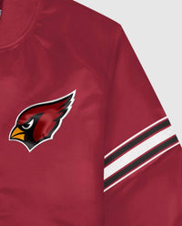 Starter - Men's Arizona Cardinals Satin Full-snap Jacket