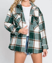Hailey & Co - Going Camping Plaid Shacket