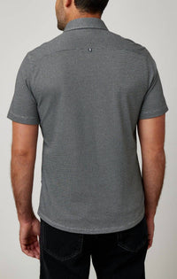 Stone Rose - Short Sleeve Pique Shirt