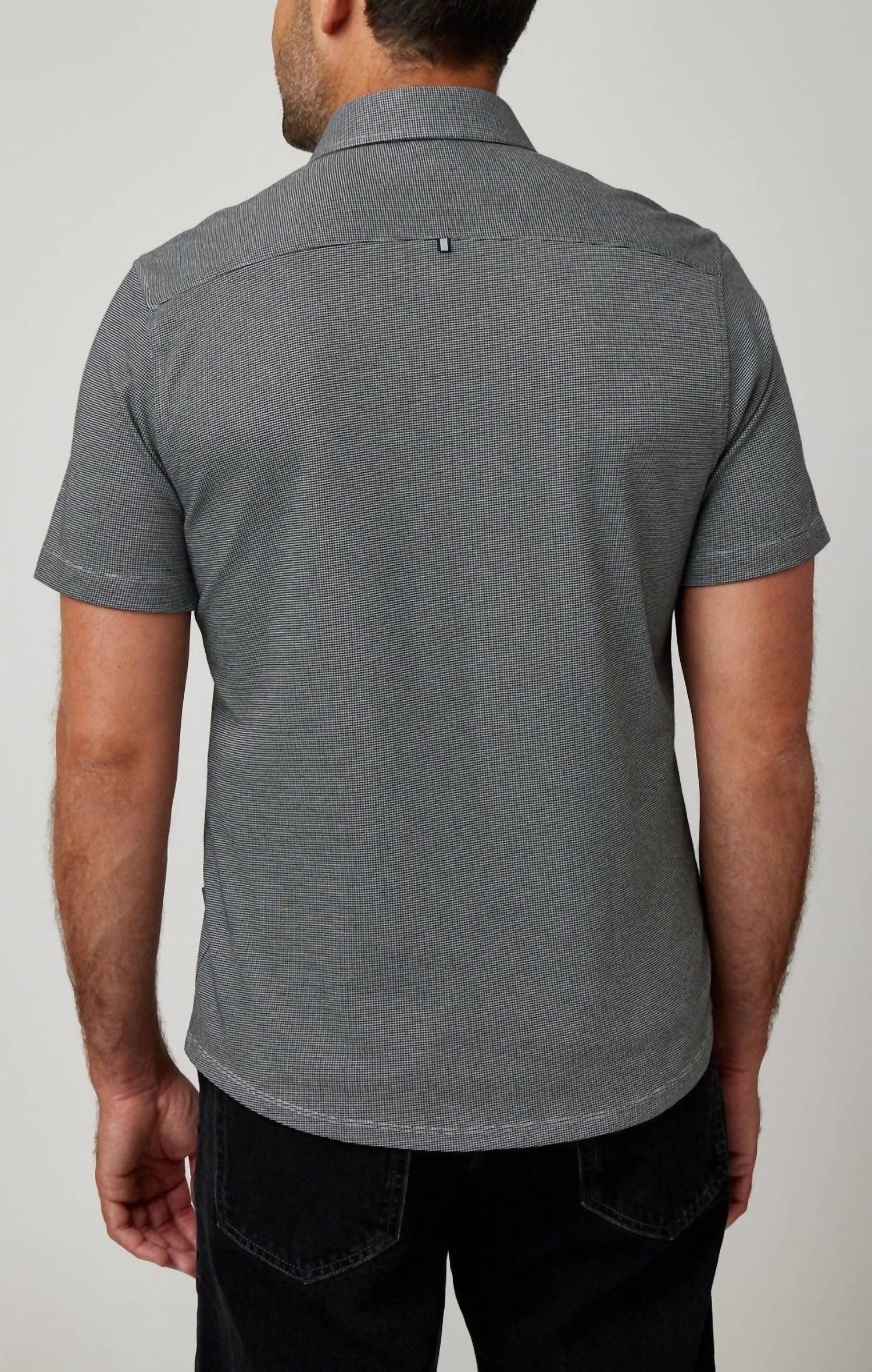 Stone Rose - Short Sleeve Pique Shirt