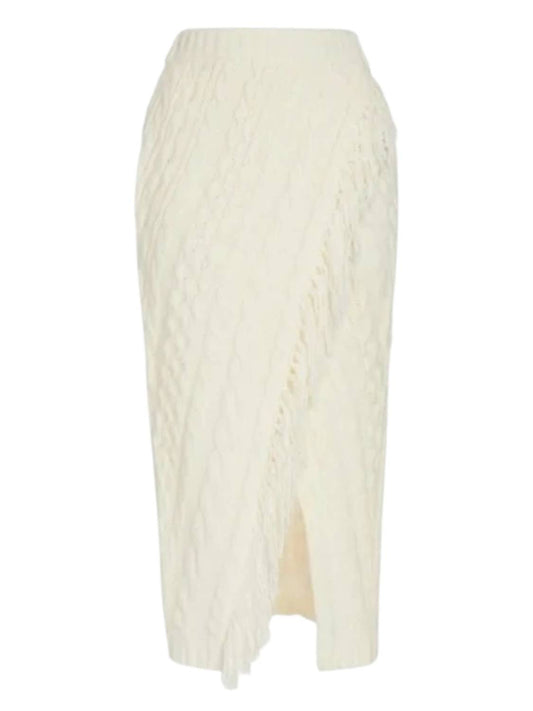 Something Navy - Women's Cableknit Sweater Skirt