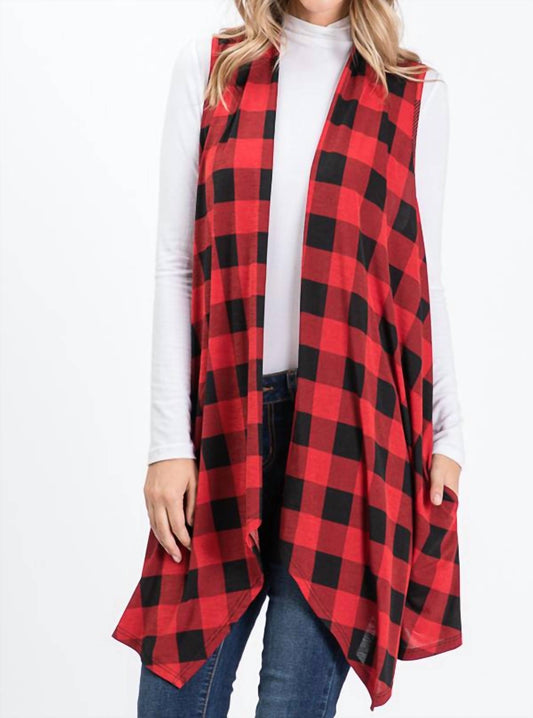 Heimish Usa - Gingham Print Vest