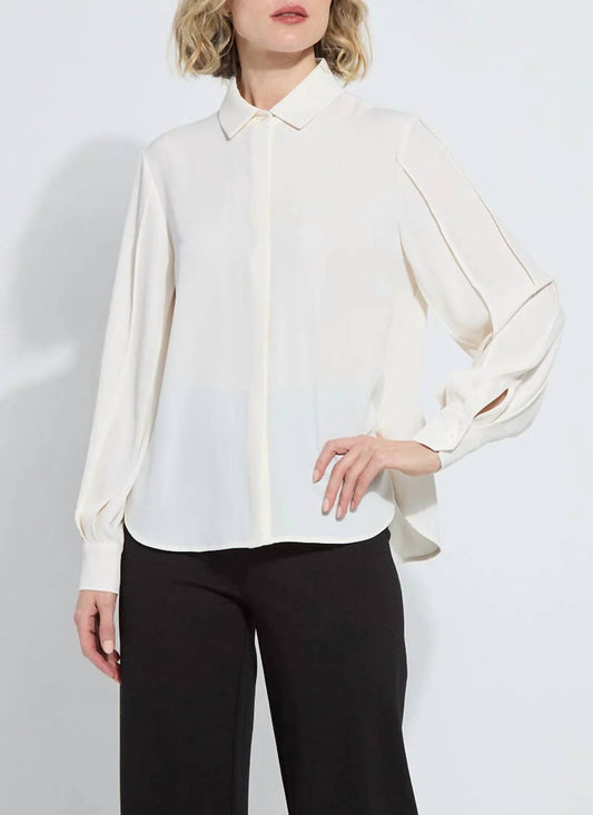 Lysse - Ivette Pleated Sleeve Blouse