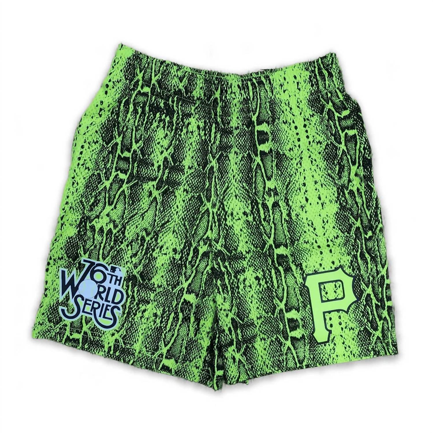 New Era - Men's New Era Pittsburgh Pirates Summer Pop Shorts