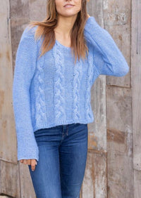 Wooden Ships - Alessa Cable Crewneck Chunky Sweater