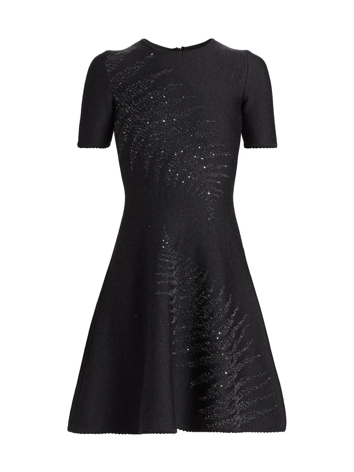 Oscar De La Renta - Fern Embellished Knit Dress