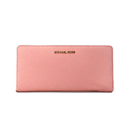 Michael Kors - Women's Jet Set Travel Leather Continental Wristlet Wallet Large