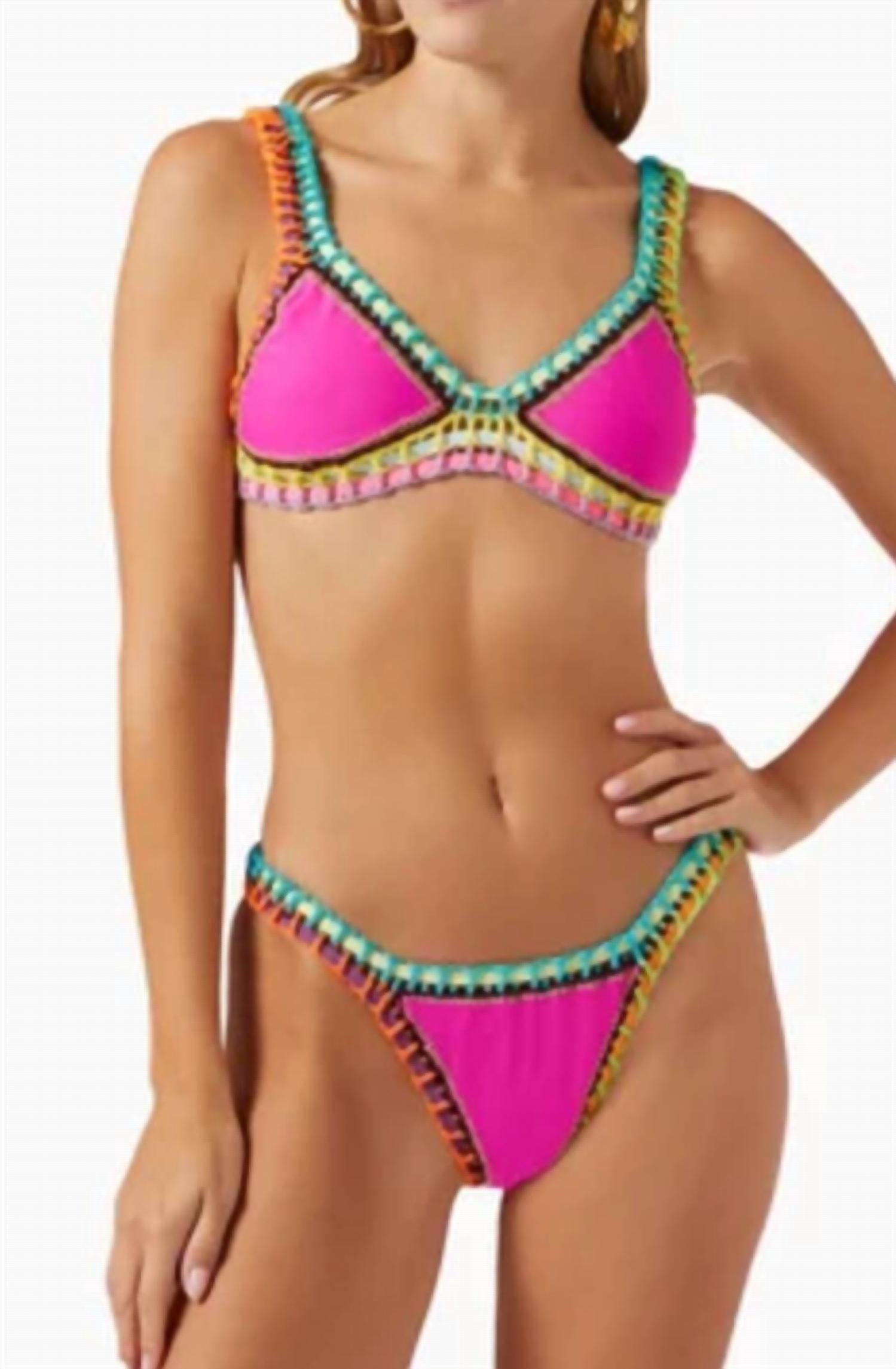 Pq Swim - Swim Crochet Bikini In Set