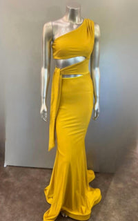 Jessica Angel - Jessica Angel One Shoulder Dress With Cut Outs