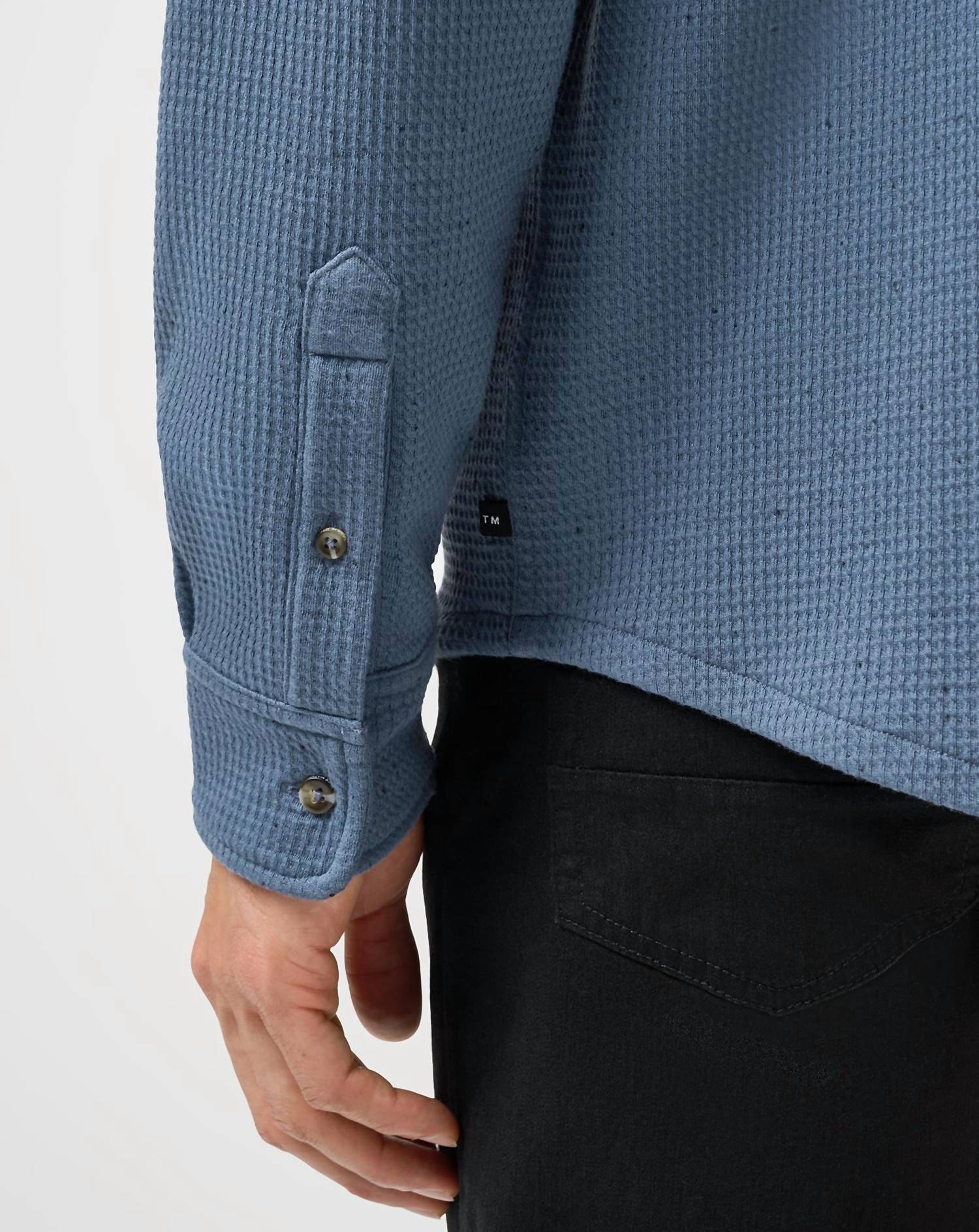 Travis Matthew - Cloud Waffle Button Up Shirt Jacket