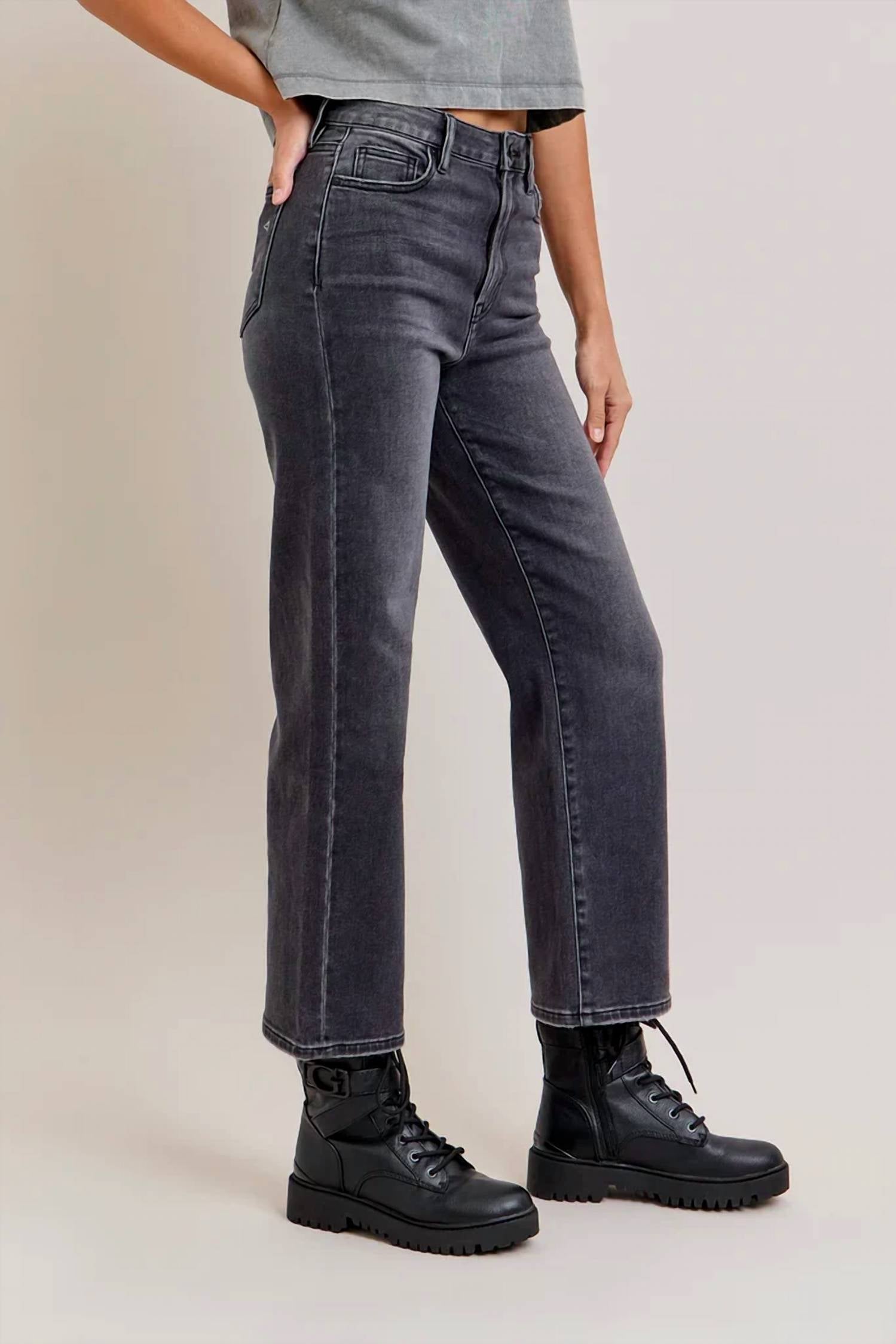 Hidden - Women's Ella Wide Straight Jeans