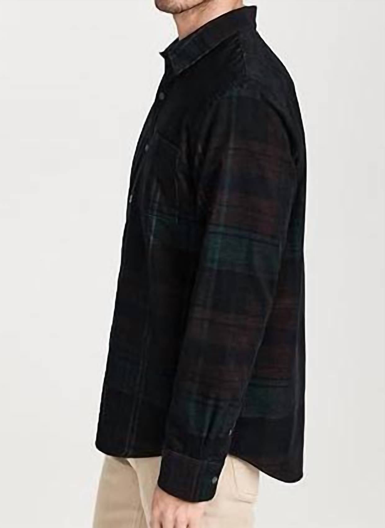 Vince - Men's Sierra Corduroy Plaid Shirt