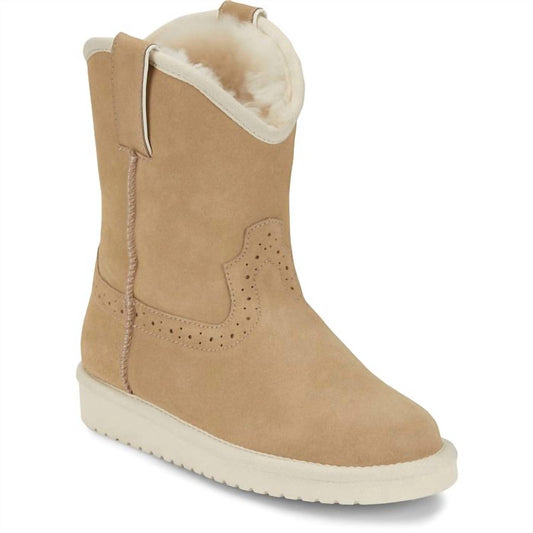 Justin - Women's Heidi Suede Shearling Boots