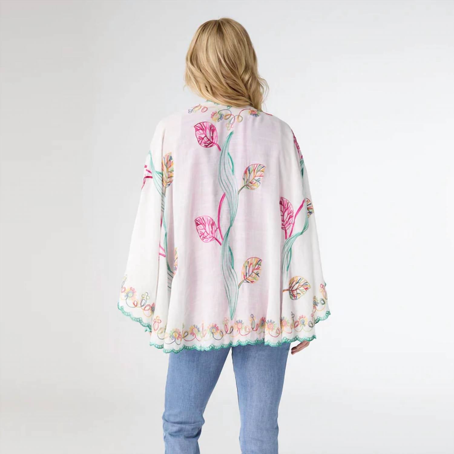 Coco + Carmen - Jovie Embroidered Wrap