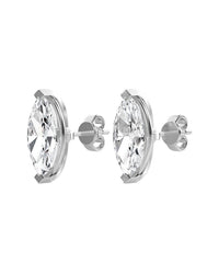 Diana M Jewels - 1.50 Cts Marquise Lab Diamond Stud Earrings