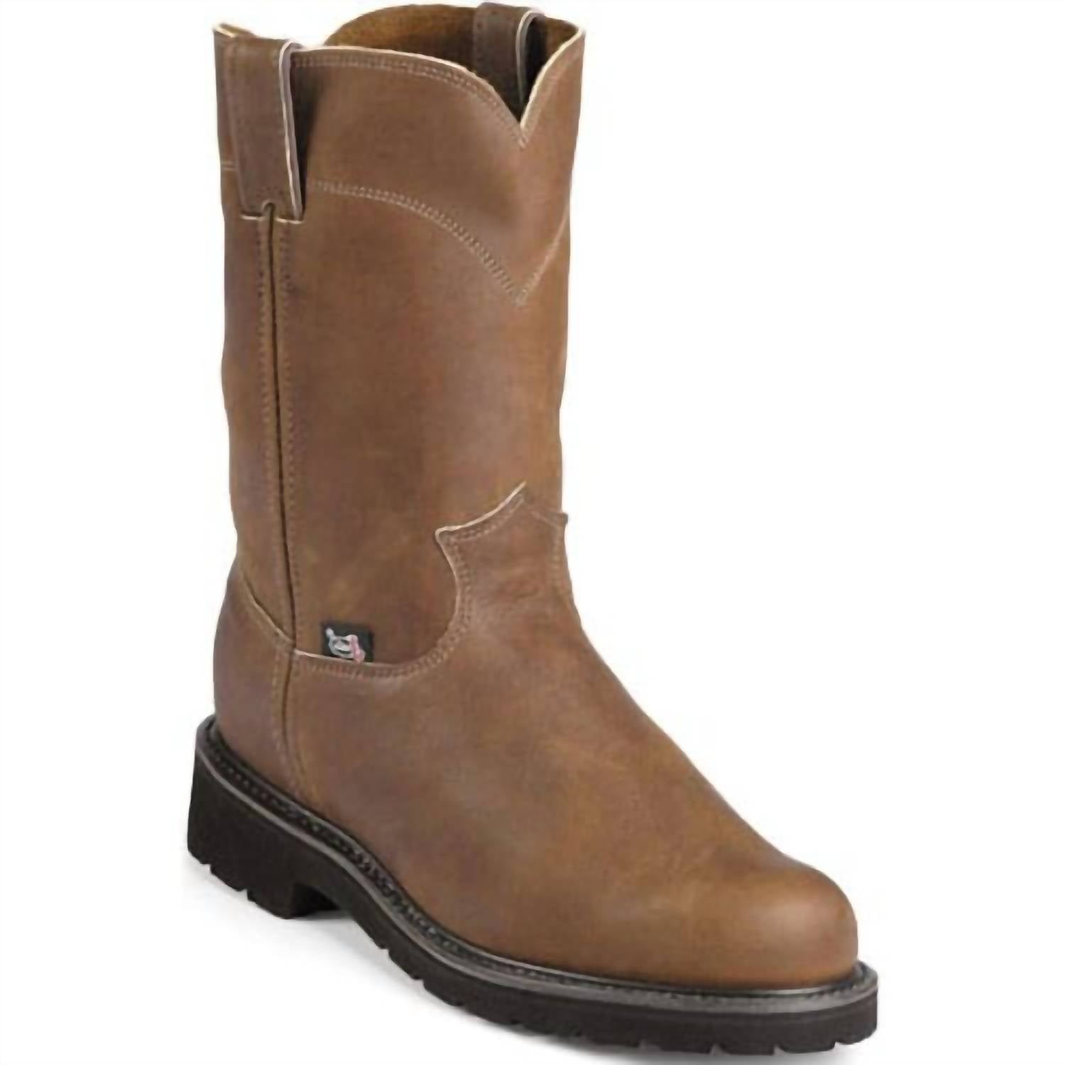 Justin - Men's Round Toe Work Boot