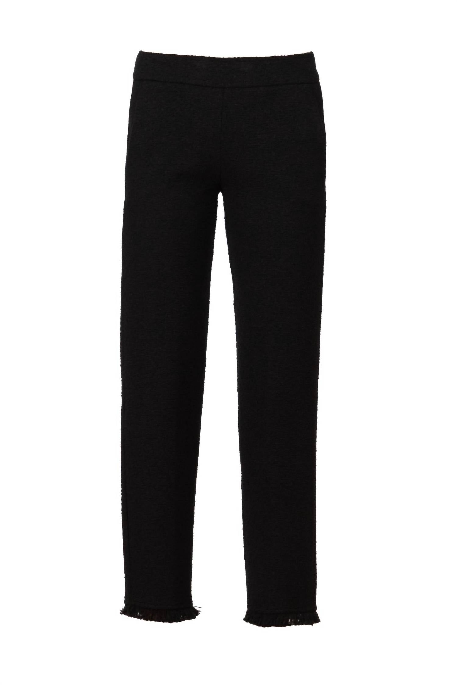 Avenue Montaigne - Women's Joan Fringe Boucle Pants