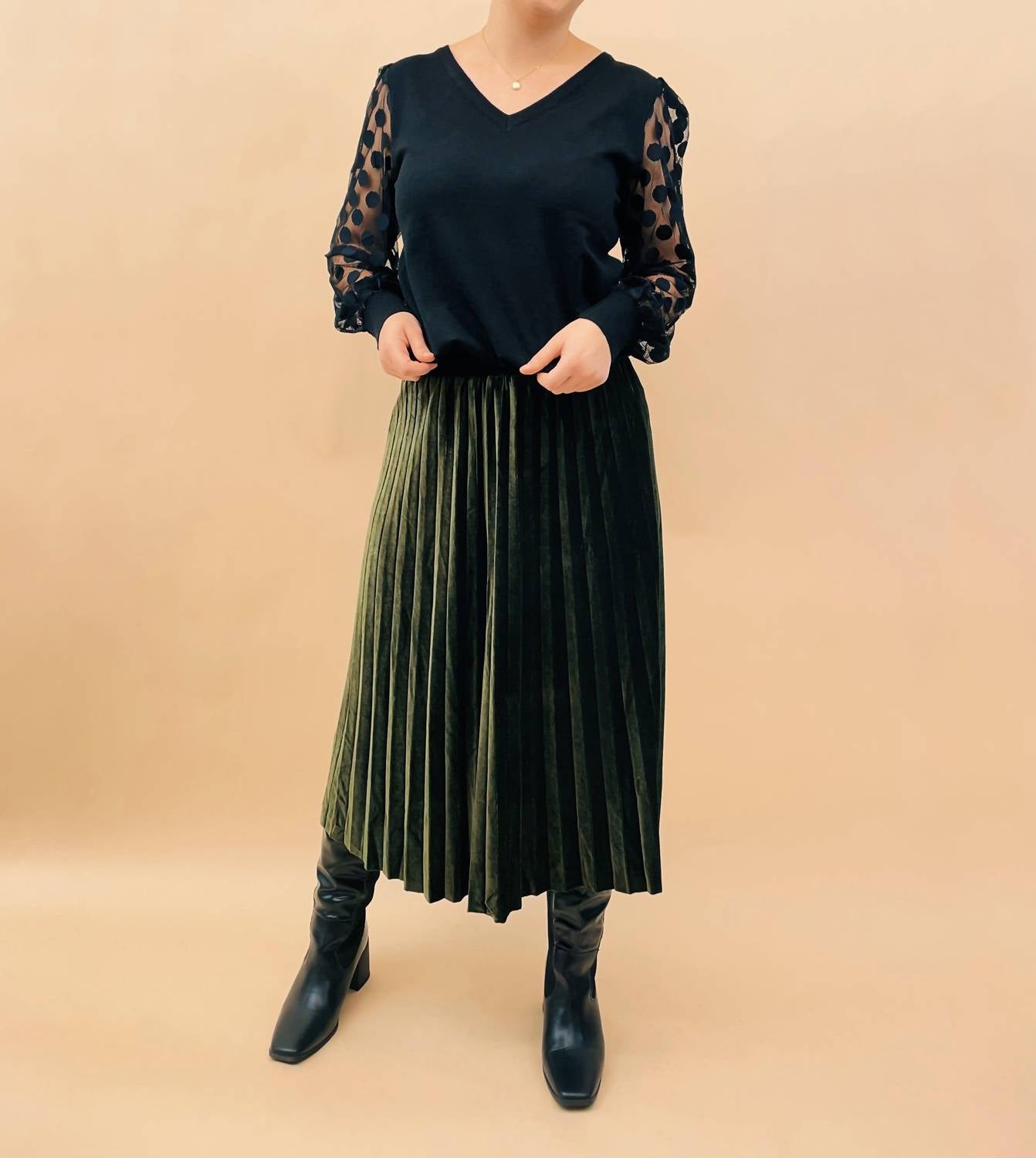 Papillon - Evie Velvet Skirt
