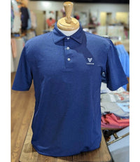 Southern Tide - Men's Short Sleeve Breeze Beattie Stripe Performance Polo With Venice Logo