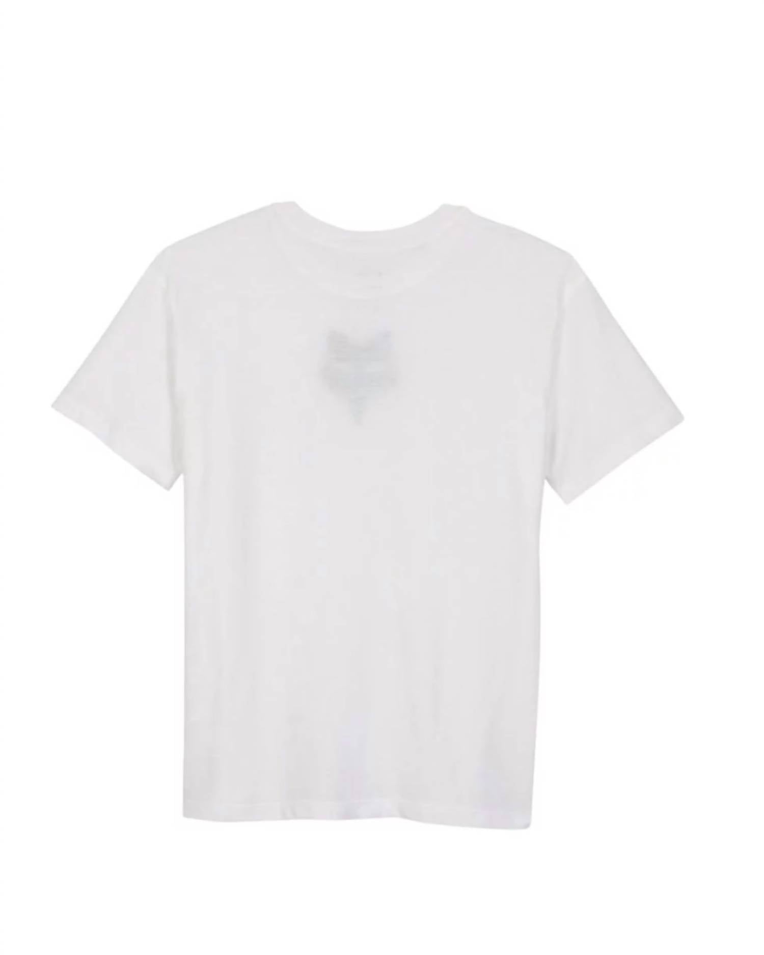 Fox Racing Women's Fox Head Basic Tee in white - women's t-shirt - detail view