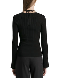 Jonathan Simkhai - MINKA COMPACT RIB HALTER TOP