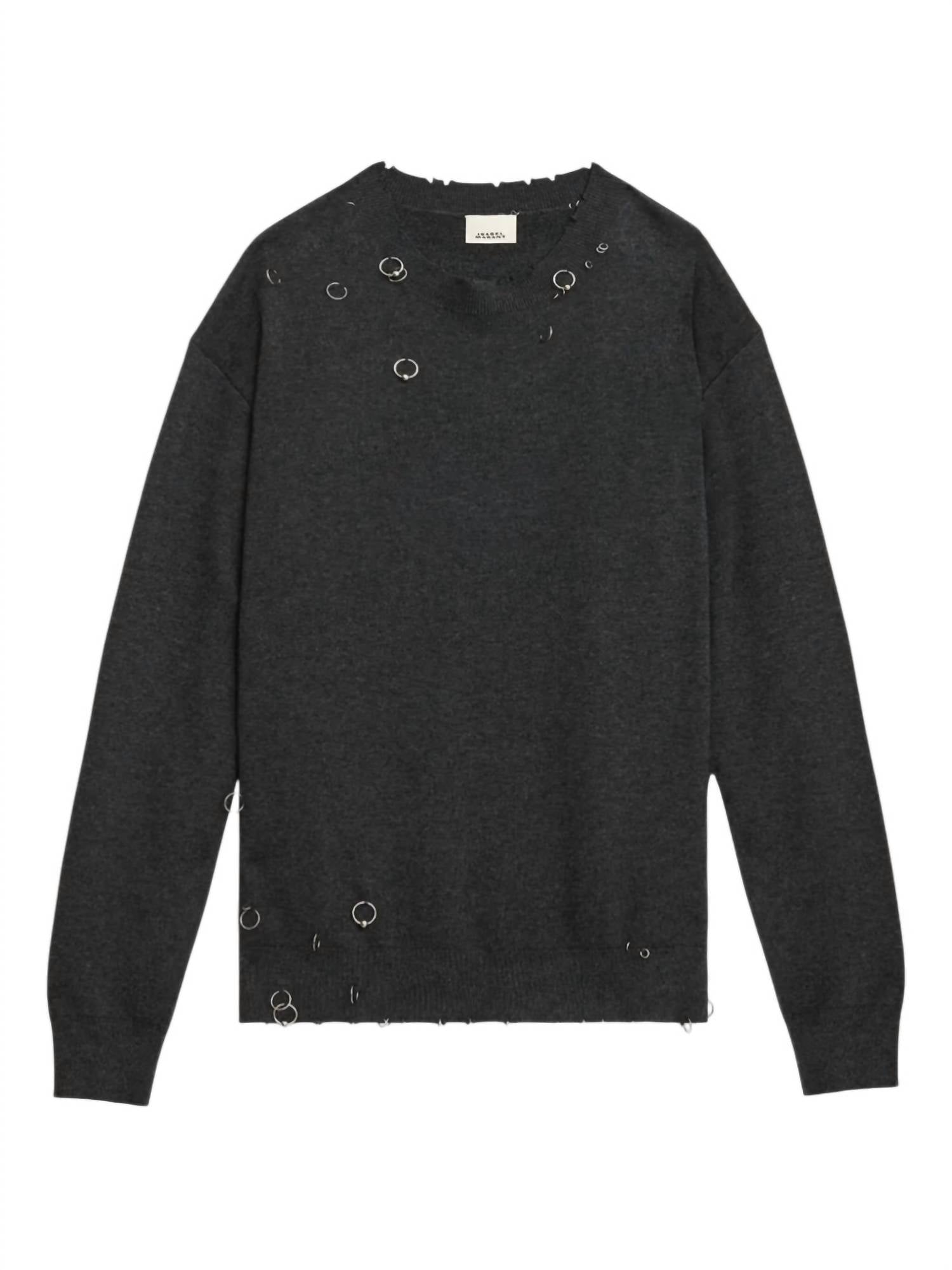 Isabel Marant - Cassandre Ring Embellished Pullover Sweater
