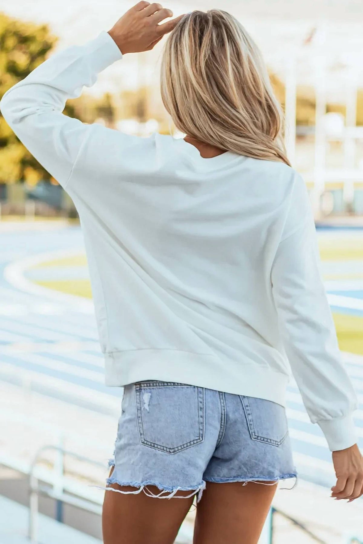 Little Daisy Closet - Game Day Round Neck Sweatshirt