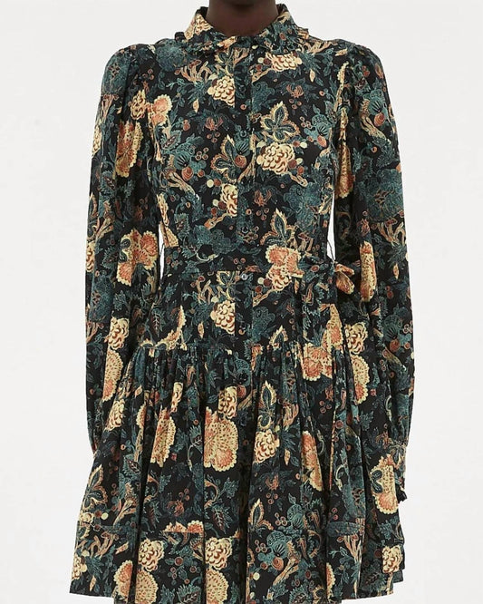 Ulla Johnson - Simona Silk Long Sleeve Mini Dress