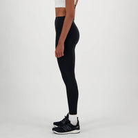 New Balance Sleek High Rise Legging - 27" in black - women's pants - view 4