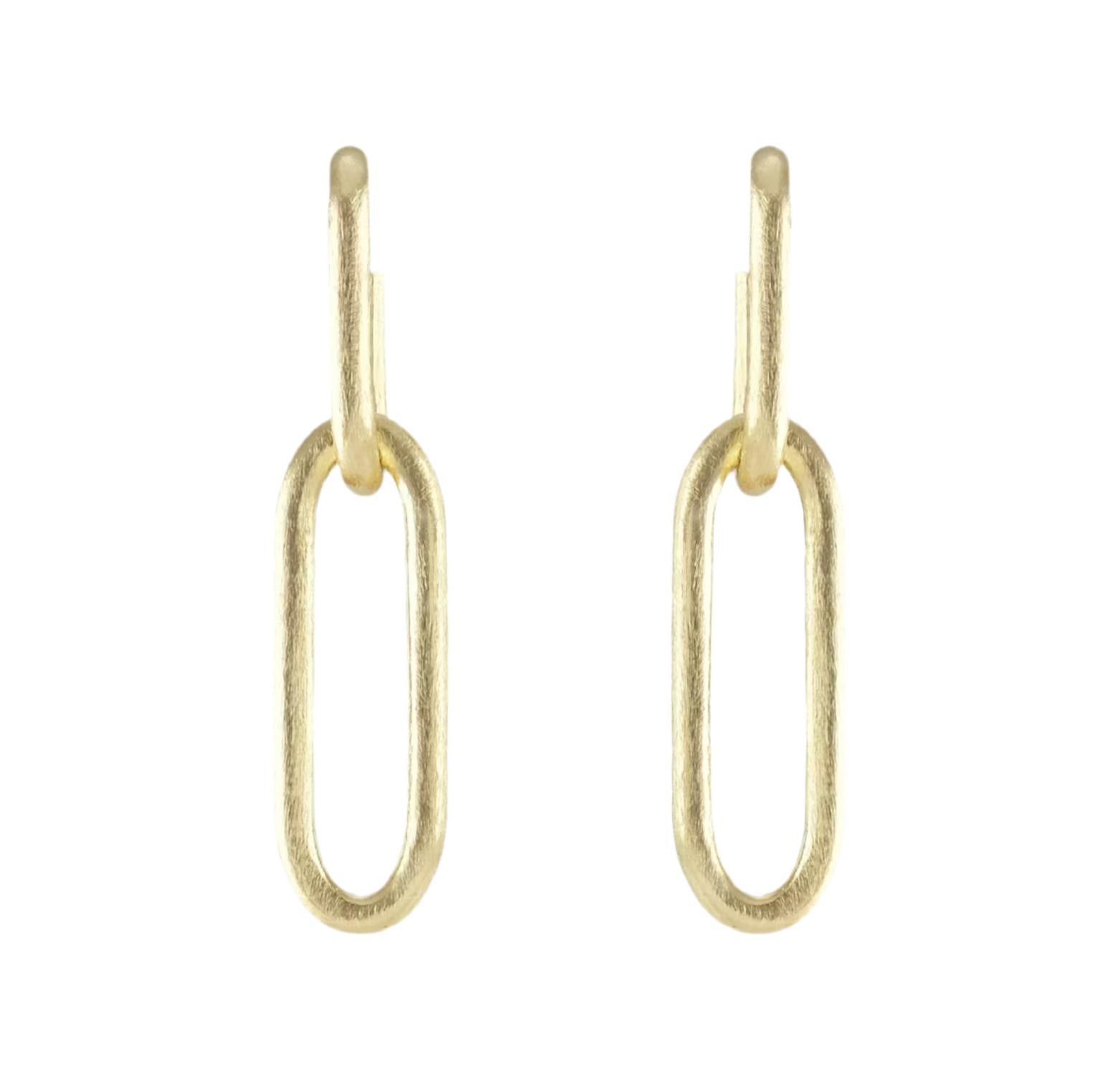Marcia Moran - Drop Paperclip Earrings