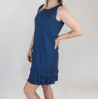 Beachtime - Ruffle Trim Mini Dress