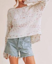 AEMI + CO Lani Textured Sweater - women's sweater