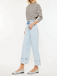 Kancan - Kassie Essentials Crop Wide Jeans