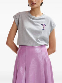 Essentiel Antwerp - Jungala Beaded Embroidered T Shirt