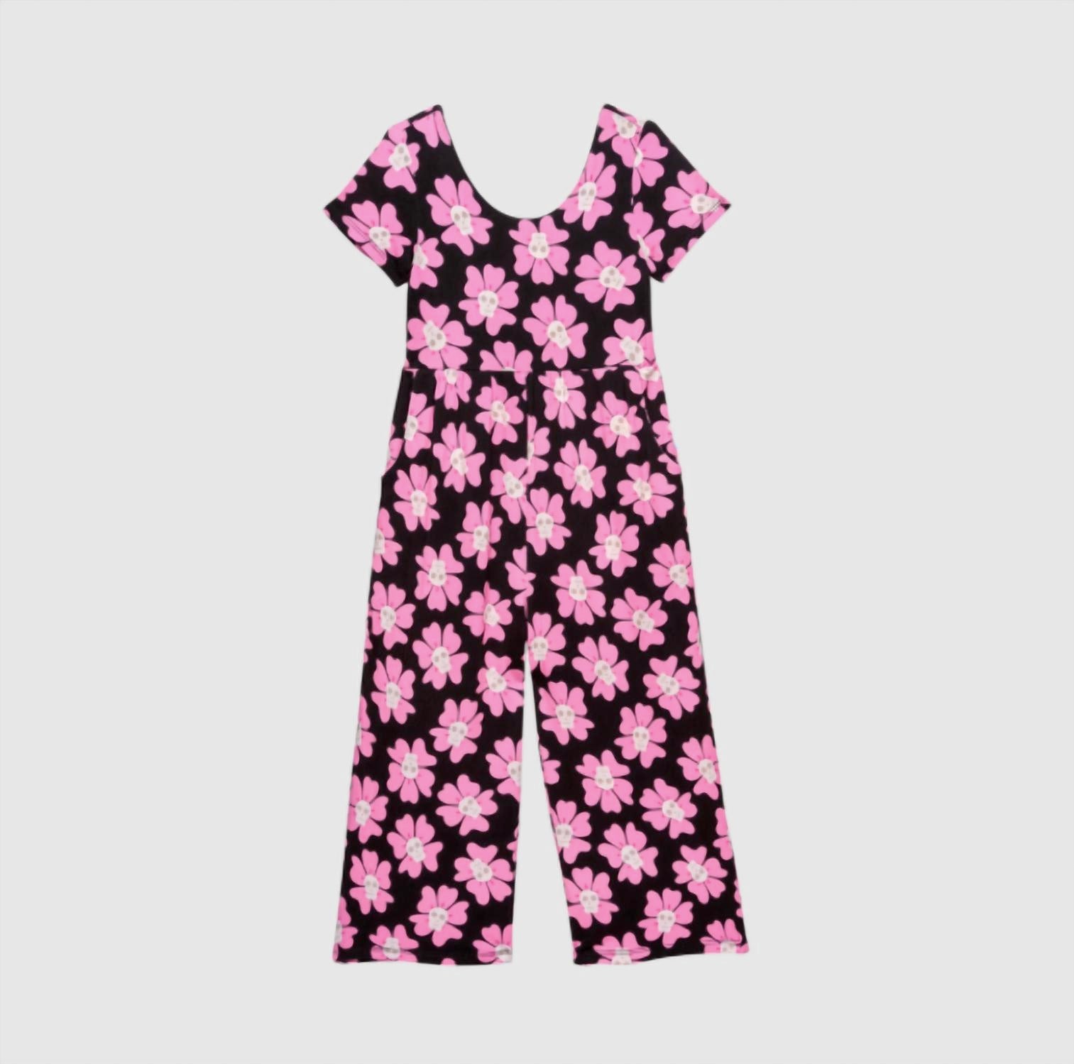 Posh Peanut - Girl's Winifred Scoop Back Wide Leg Jumpsuit