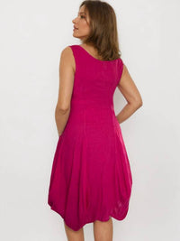 Inizio - OLLY Front Button Short Dress